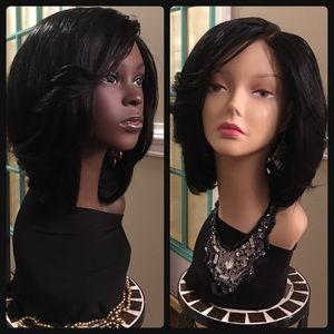 Custom Handstitched lace closure wig
22.5 inches
